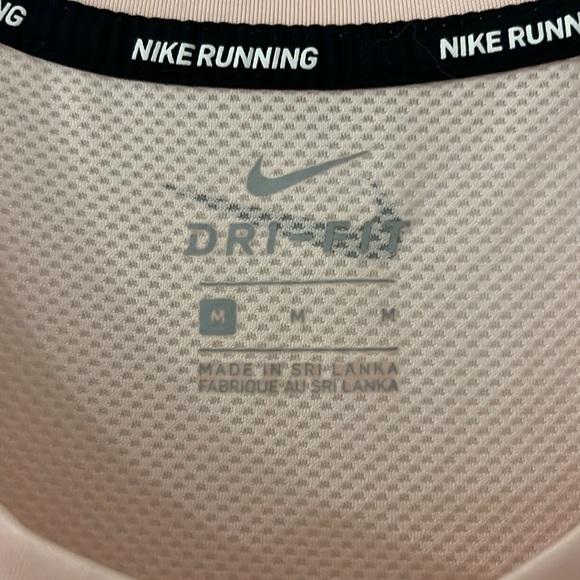 EUC Nike Running Dri-Fit Pink Tank Size Medium - Picture 3 of 5